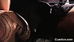 Hot hottie receives cumshot on face in POV