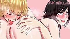 Weiss Dominates with RWBY Hentai Femdom Jerk Instructions