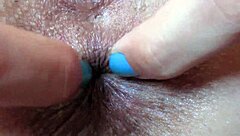 Extreme closeup fingering fetish