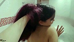 stepsister comes and gets her pussy fucked hard until filled with cum