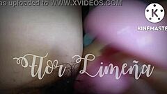 peruvian woman plays with toys at work