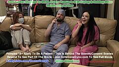 New Hooters girl Blaire Celeste undergoes humiliating physical examination by Dr. Stacy Shepard