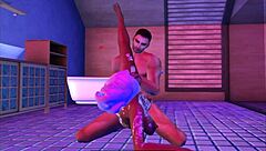 Dragged from the Shower and Taken on the Bathroom Floor