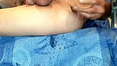 Solo gay amateur gets assfucked and cums hard