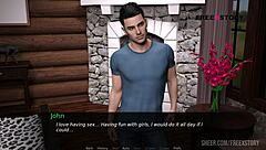 john, you're fucking lizzie's pussy and asshole while she blows you