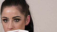 swallow all that cum on your nasty face?