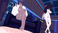 I loves Asuna and Karin in this MMD hentai