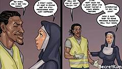 Black tgirls showing off their big tits and ass at 18+.