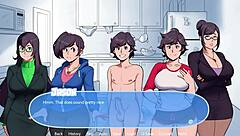 Stepmother and stepdaughters in hardcore sex scenes with big ass and tits