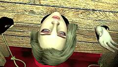 girl in handcuffs taking huge ork cock