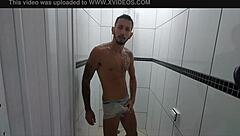 Gabriel victor gets bareback fucked outdoors by big cock pornstar