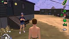 3D animated game based on a holiday in Bonetown with a wife and a whore