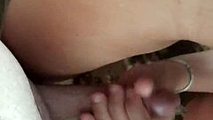 The girl gives a blowjob to her boss in the office