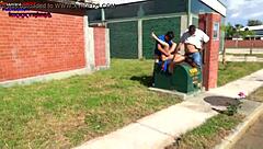 Danna Hot Begs For Dick From Fat Guys On Street