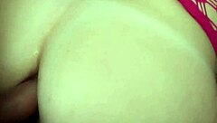 Girl poses with ass shaking for anal fuck in garage