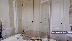 Cute Asian Jada Kai gets pounded by American Jackie Knight in tight scene