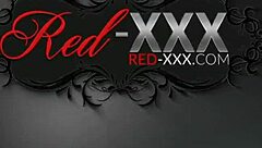 sexy red xxx enjoys her big black toy