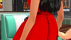 Sims 4 PMV Doggystyle Bent Over Monster Cock