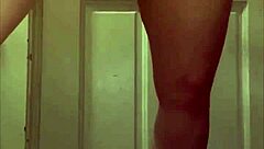 teasing you with my curvy body and horny pussy in stockings