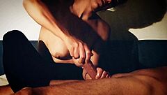 Sexy Girl Gives Best Sensual Handjob With Moaning And Teasing