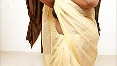 Chubby asian aunty asks, 'do you like my big boobs?'