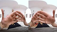 blonde with big tits and ass gives pov blowjob as special taboo gift