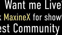 Maxine plays with Joda Fire's tits in a fun way.