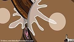 BIG BOOTY BBW TAKES HUGE COCK IN ASS!