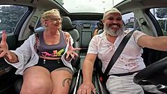 I gave my first blowjob to Ted in the car with Tifanny Montavani – so juicy!