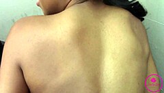 teen ebony bent over in outdoor doggystyle interracial hide and fuck with black guy