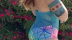 Watch This Milf Tease with Toys on the Bed, Clothes Ripped Off Her Big Ass!