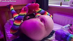 Size Queen Femboy Raine, Can You Handle These Huge Toys Stretching Your Ass?