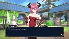 Fantasy match hentai game Lina rides in sex scenes