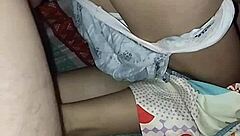 Latina couple in doggy position with deep cock thrusts