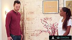 nuru massage with stacked ebony goddess riding