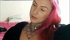 Sensual babe smokes and teases, igniting deep desires in this webcam session