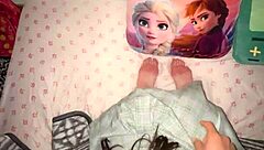 Skinny mexican student fucks another cute mexican student for the first time at home