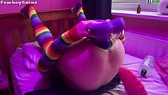Size Queen Femboy Raine, Can You Handle These Huge Toys Stretching Your Ass?