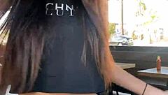 full scene with big tits petite teen eliza ibarra on instagram