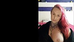 Sensual babe smokes and teases, igniting deep desires in this webcam session