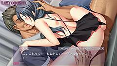 In hentai anime, couple engages in intimate acts with Nodoka.