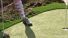 Taylor Vixen plays the golfer role in detailed solo scenes