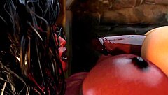 In the story of futanari succubus, she seduces with her dual nature and demonic charm