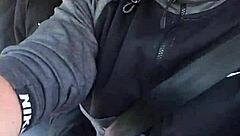 Bulge gets touched in traffic jam