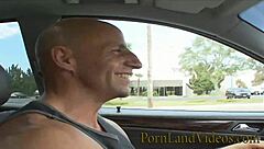 Hot wife tries first big white cock fuck