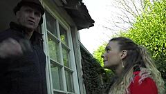 cutie with big boobs sucks elder cock part 1