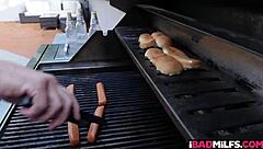 Krissy Lynn, your stepson Nathan Branson fucks your pussy in the toilet