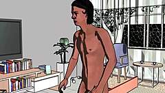 Desi Step Mom And Step Son's Shaved Pussy Fucking With Squirting!