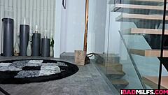 Krissy Lynn, your stepson Nathan Branson fucks your pussy in the toilet