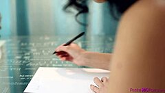 beautiful babe gets ass fucked on kitchen countertop